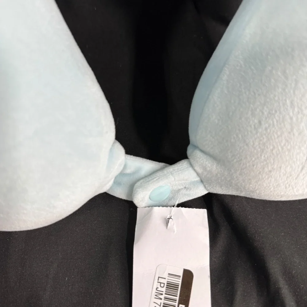 Memory Foam Travel Neck Pillow - Open Story™ - Muddy Aqua